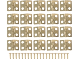 Dobradiças De Ferro Kichvoe Mini 12mm, Pequenas E Dobráveis, Com Parafusos, Para Caixas De Artesanato E Baús Madeira
