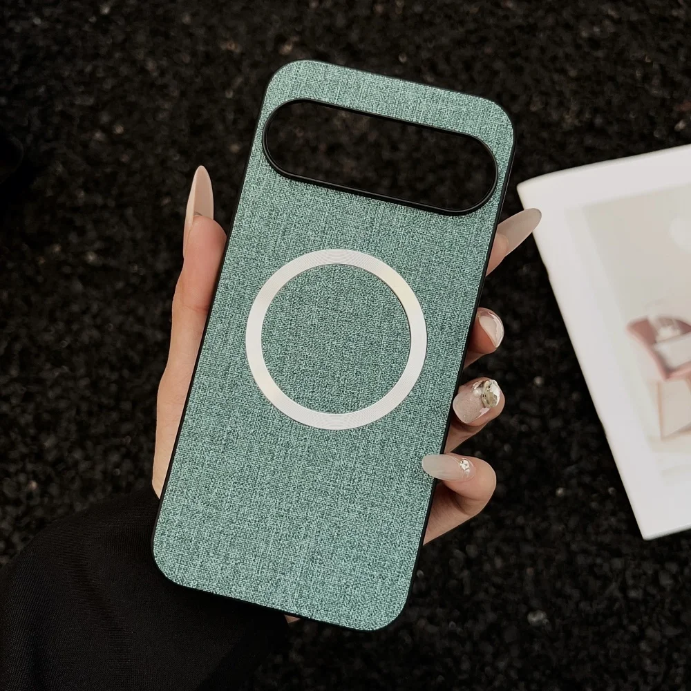 (verde Claro, Google Pixel 6 Pro) Capa Magnética Ultrafina Para Celular, Compatível Com Carregamento Magnético E Proteção Contra Impactos.