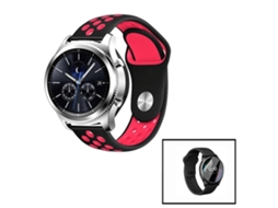 Kit Bracelete Sportystyle Película de Hydrogel para Xiaomi Watch S1 Preto / Vermelho
