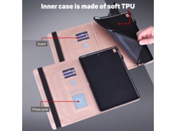 Capa De Couro Pu Para Fire Max 11 Com Suporte, Porta Cartão E Estampa. Tuotuo