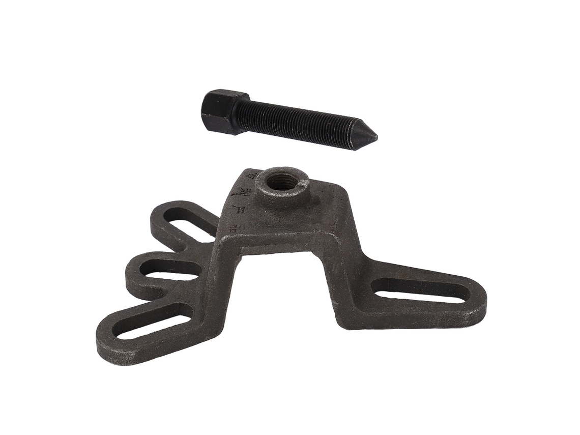 Extrator de eixo central de tambor de freio em aço carbono de alta resistência para reparo de triciclos, bicicletas e motocicletas.