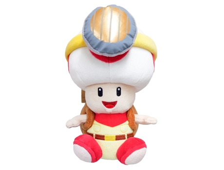 TOGETHER Capitão Toad 18 Cm Peluche de Duche Tátil Multicor