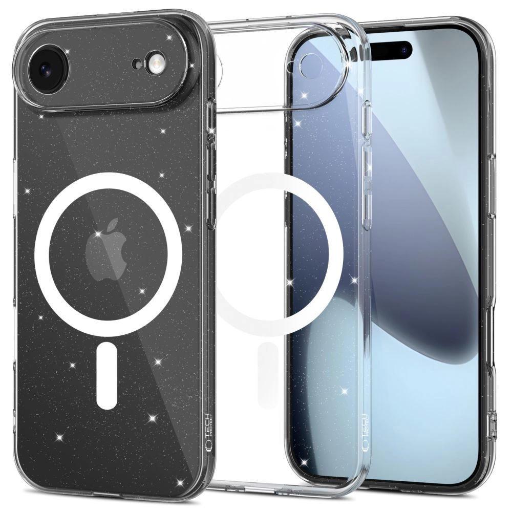 Capa Protetora Tech-protect Flexair Magsafe Para Iphone 17 Air, Transparente.