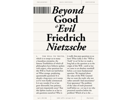 Livro Beyond Good and Evil de Friedrich Nietzsche (Inglês)