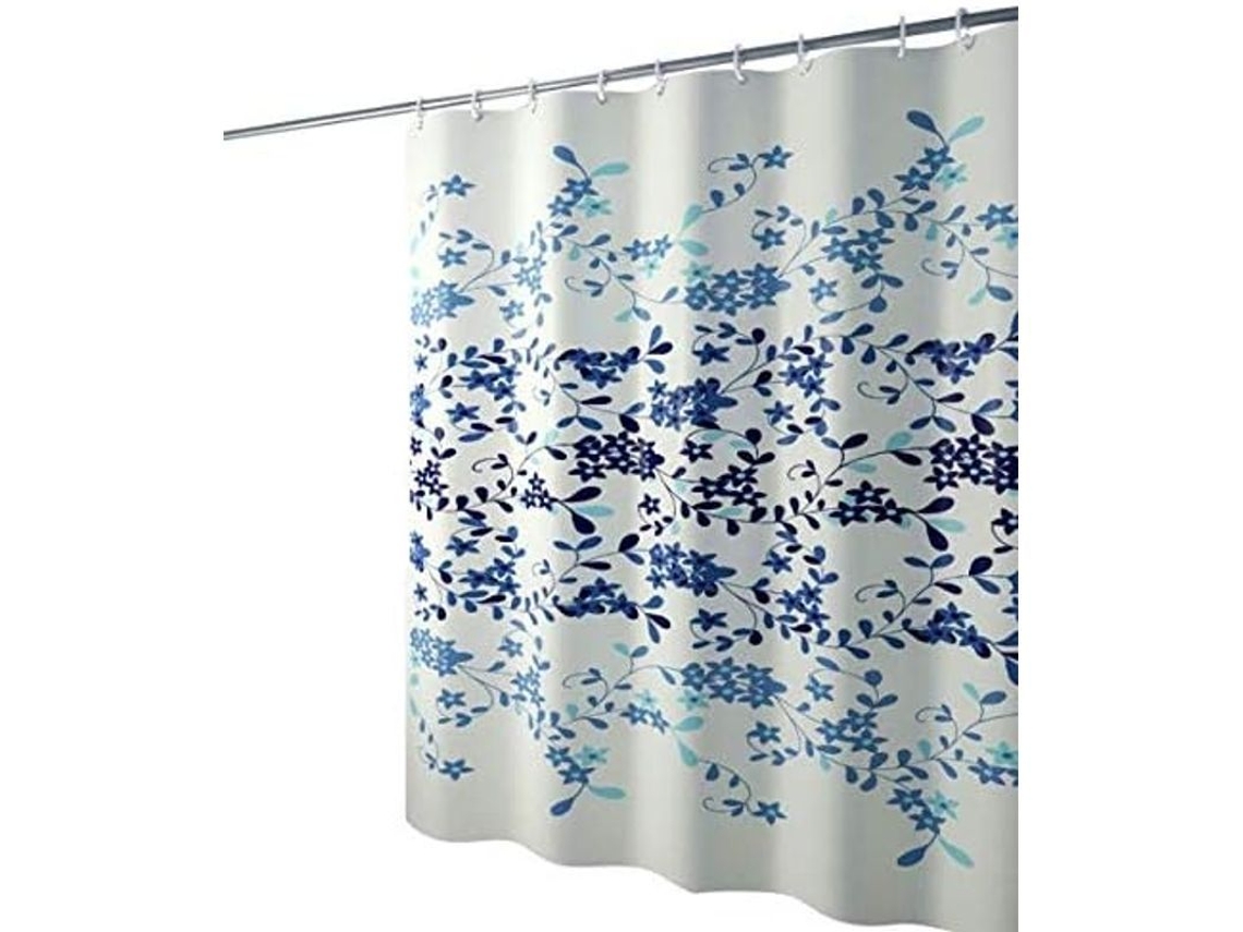 Cortina de Chuveiro Antimofo e Antibacteriana com Impressão Digital 180x200cm | S/MARCA