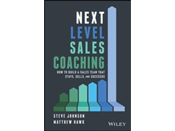 Livro Next Level Sales Coaching de Steve Johnson e Matthew Hawk (Inglês - Capa Dura)