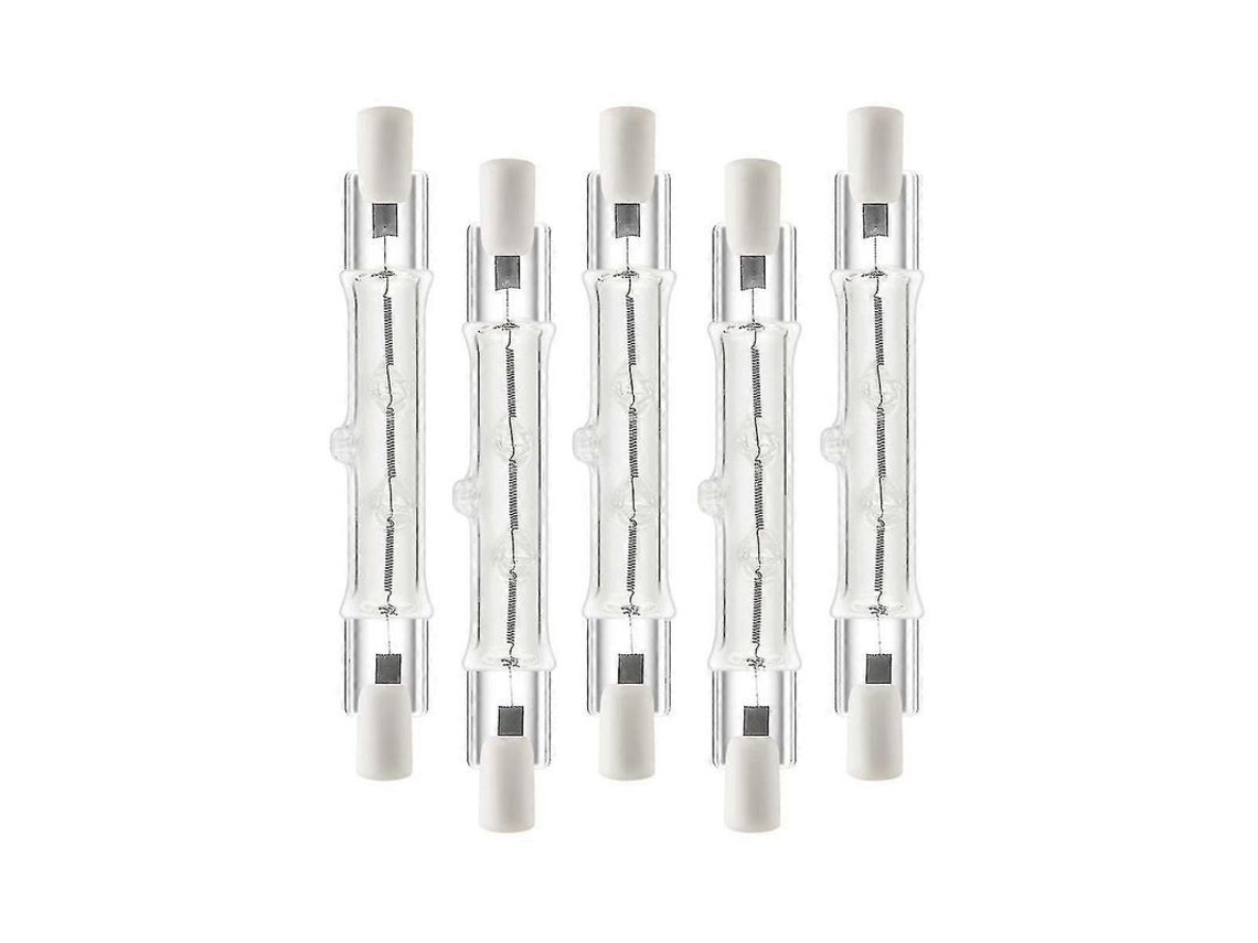 Lâmpadas halógenas lineares R7s 118mm 300W 230V ajustáveis para construção Nova LINE S/MARCA