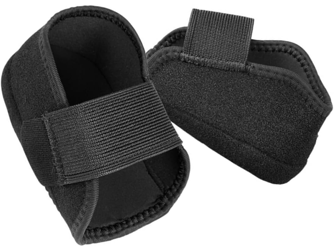 Protetores De Calcanhar Silicone, Capa Protetora Antidesgaste, Fecho De Velcro Para Botas E Tênis Lona