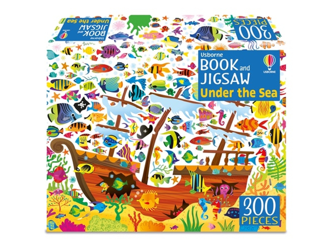 Livro Book And Jigsaw Under The Sea De Kirsteen Robson (inglês)