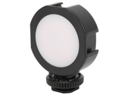 Luz De Relleno Mini Circular 3000k‑6500k Con Tres Fuentes De Luz Y Cinco Niveles De Ajuste Para Streaming En Vivo