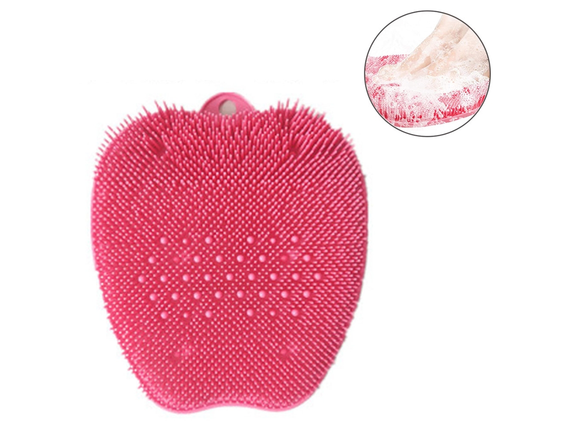 Tapete de Banho de Pés Maior com Ventosas Antiderrapantes Limpa Suaviza Esfolia e Massageia Seus Pés Sem Dobrar Circulação Do Pé e Acalma JEDBESETZT