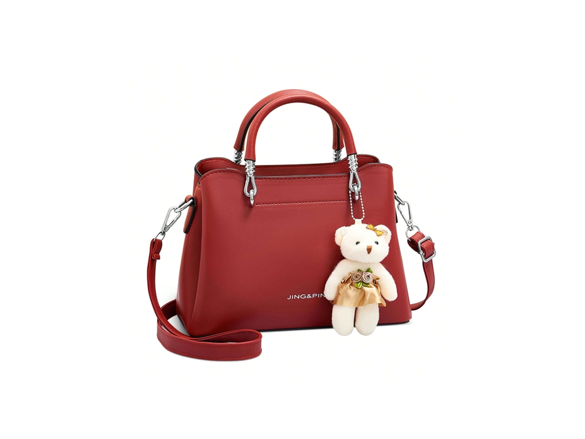 Bolsa de Veludo Cotelê AQUAFORGE com zíper, bolsos, para faculdade e trabalho