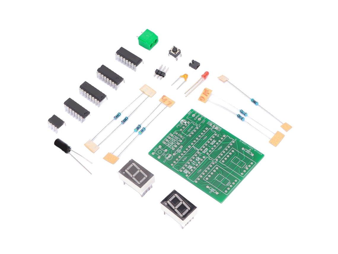 Laxiscreed Kit De Módulo De Contador De 30-60 Segundos Para Aprendizagem Em Electrónica Digital E Soldadura