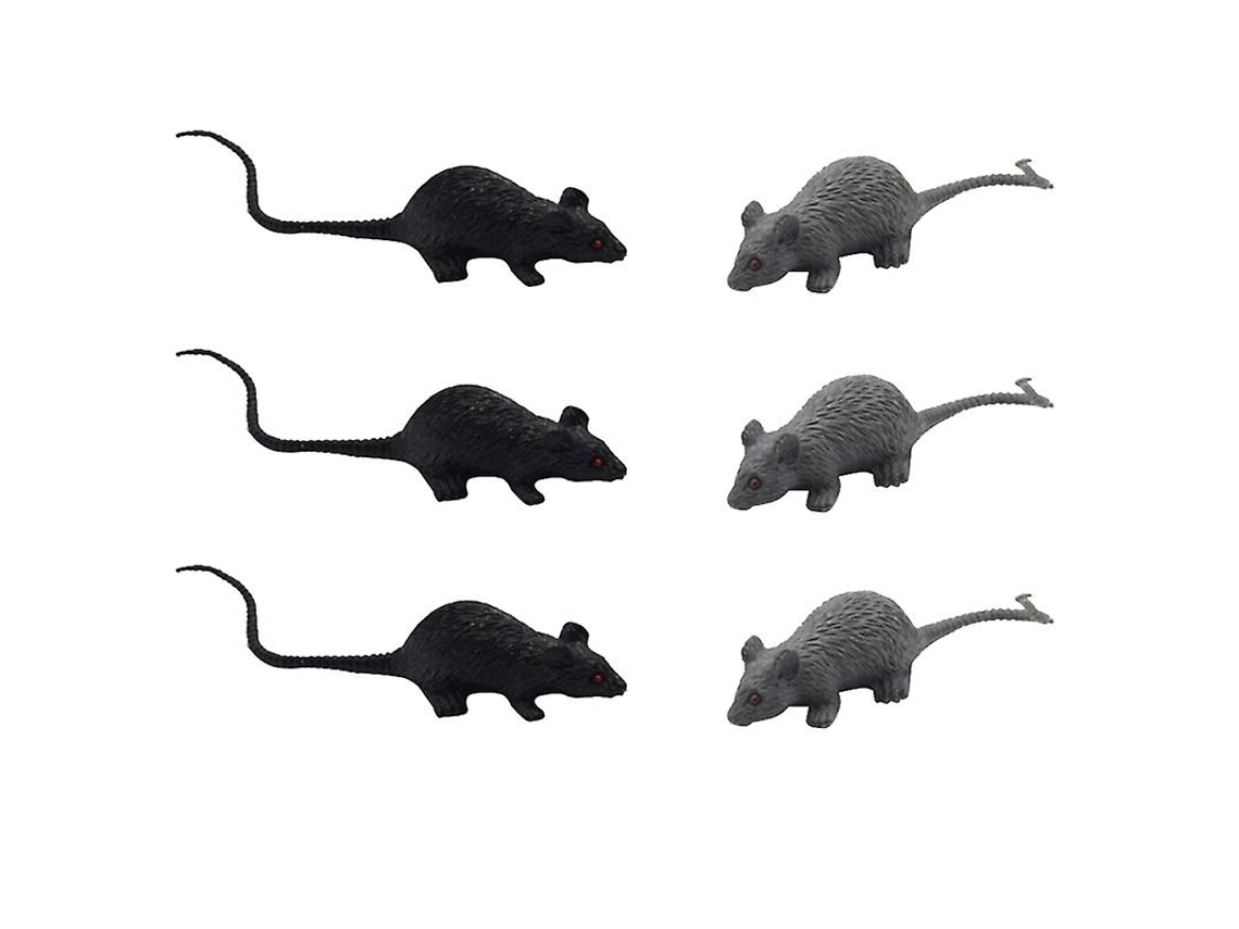 12pcs Rato De Brinquedo De Halloween Para Decorações De Halloween Allinless
