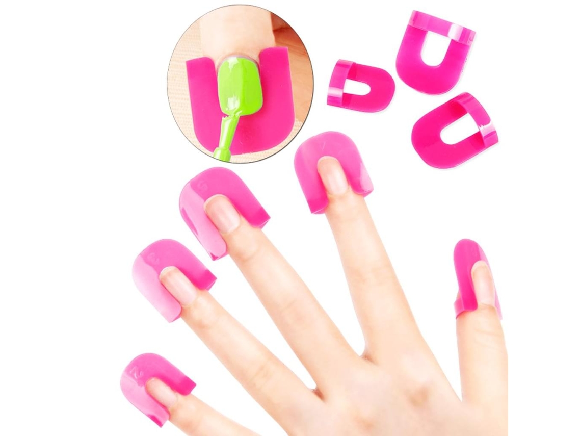 KOFIHETY Parceiro Perfeito Para Esmaltes Protetor De Esmalte, Reutilizável E Durável, Material Macio, Evita Rasgos Nas Unhas, Adapta Se A Vários Tamanhos De U