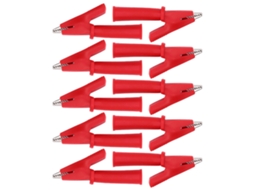 10pcs Grampos Crocodilo Isolado Para Multímetro