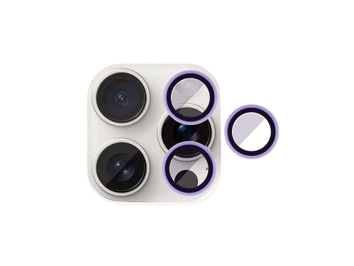 Protetor de Lente Fluorescente Malva para iPhone 16 Pro LA CASA DE LAS CARCASAS