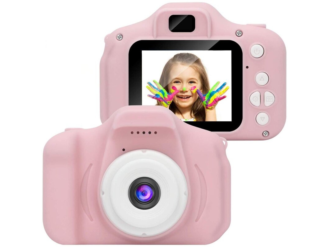 Mini Câmera Digital Infantil Com Tela De 2 Polegadas Em 3 Cores Brilvibera