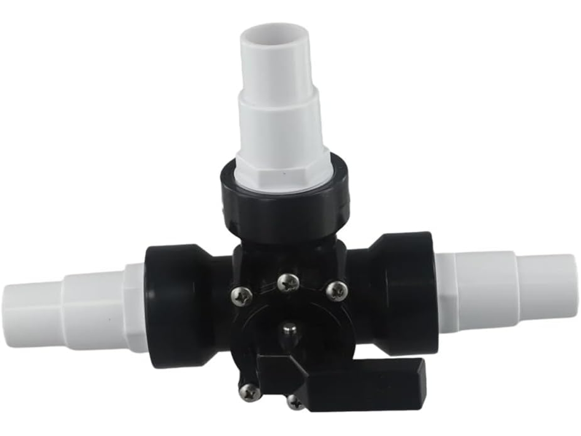 Válvula Para Piscina Com Controle De Mangueira De Bypass De 1,5 Polegadas