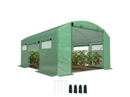 Estufa de Jardim Vertical PROFESIA BOYANG (69x49x193 cm) com 5 prateleiras, cobertura de PE, verde