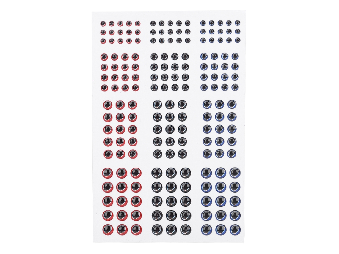 Anub olhos de Peixe Artificial 3d/2d para Isca de Pesca 183pcs