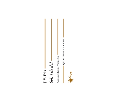 Livro Sol, I De Dol de J. V. Foix (Catalão)