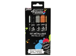 Conjunto De Marcadores Metálicos À Base De Óleo Pebeo 4artist Olysi Shop