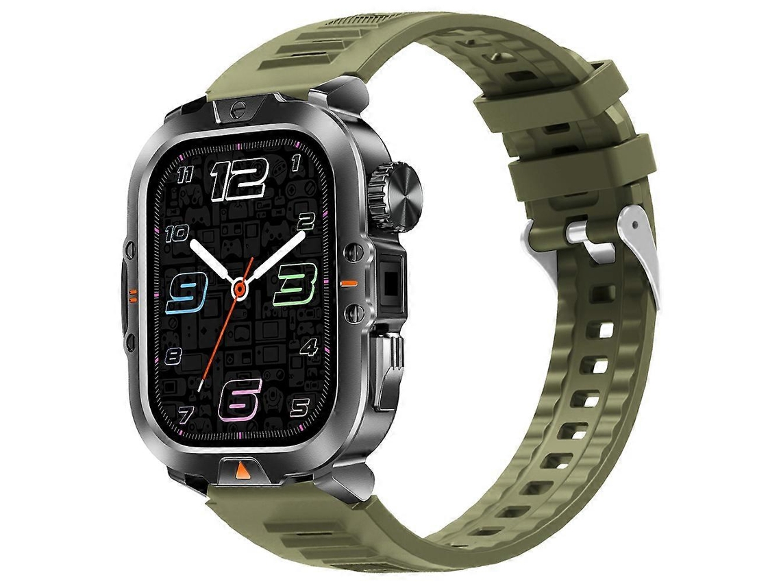 Relógio Inteligente Compatível Com Android E Ios, Chamadas Bluetooth, Resistente À Água Ip68, Pulseira De Silicone