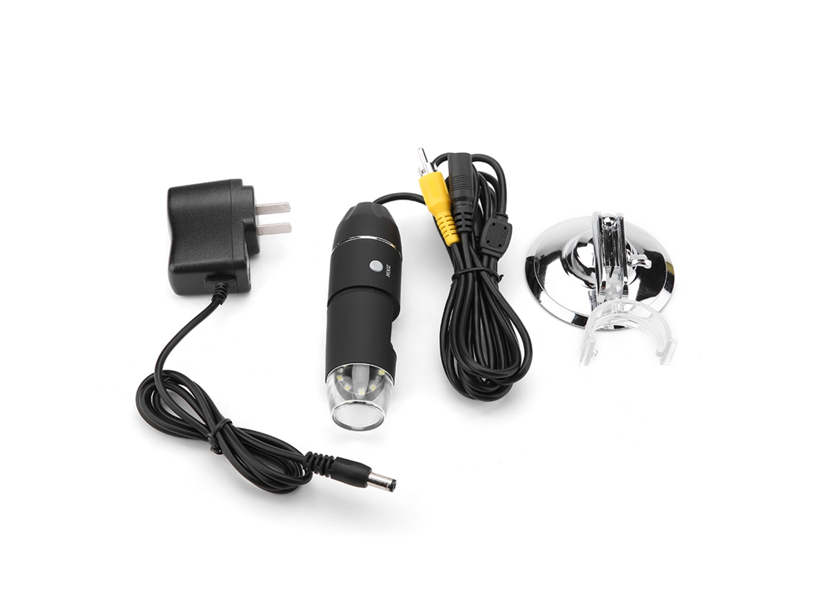Microscópio Digital Eletrônico 1000x com Luz LED para Observação | S/MARCA