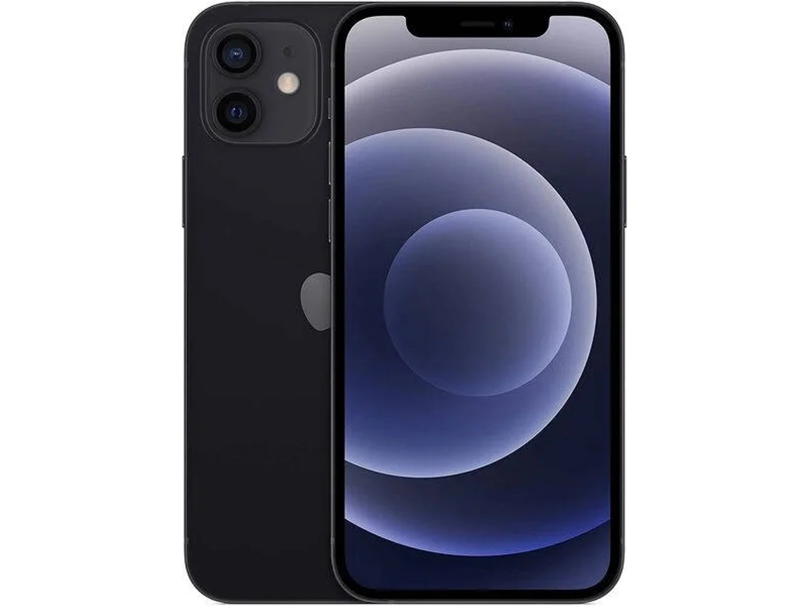 iPhone 12 APPLE (Recondicionado Flippers Sinais de Uso - 6.1'' - 64 GB - Preto)