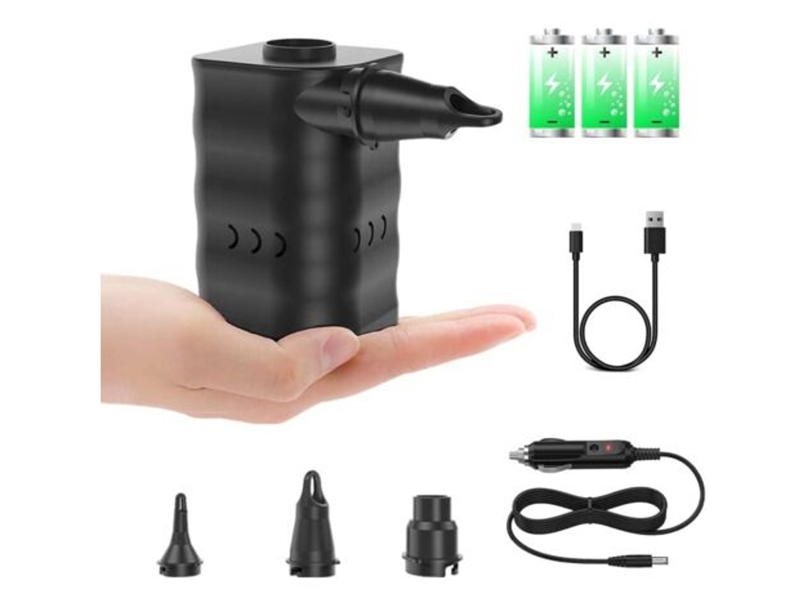 Bomba de ar elétrica AQUAFORGE para produtos infláveis, portátil para colchões, boias e piscina