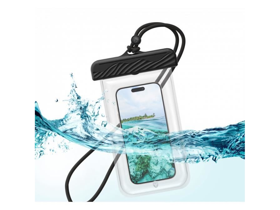 Bolsa Para Smartphone Flutuante À Prova De Água Reforçada Com Fita Para O Pescoço
