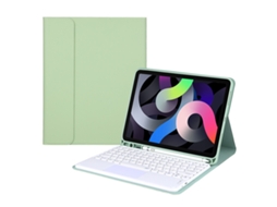 Lurelia Capa Com Teclado Bluetooth Para Ipad 9.7/2018/2017 Com Tampa Redonda