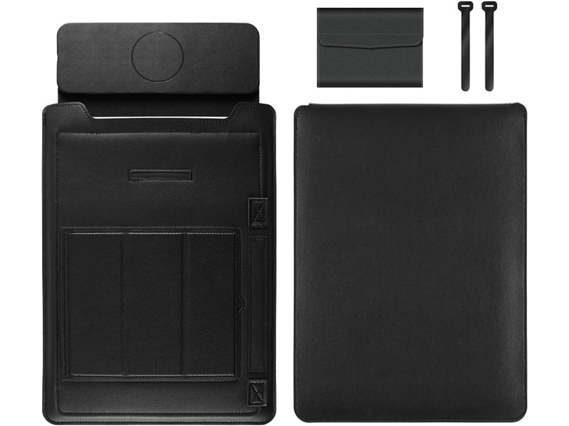 Capa para Laptop em Couro com Função de Carregamento Integrada. SFUSHOS
