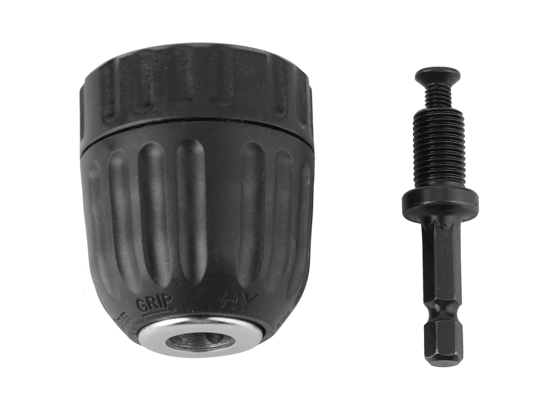 Portabrocas De Impacto Com Mandril Sem Chave Auto-bloqueante Para Furadeira 0.8-10mm (02)