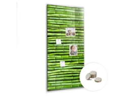 Lousa Magnética Parede De Bambu Para O Escritório Espelharte (60x120 Cm)