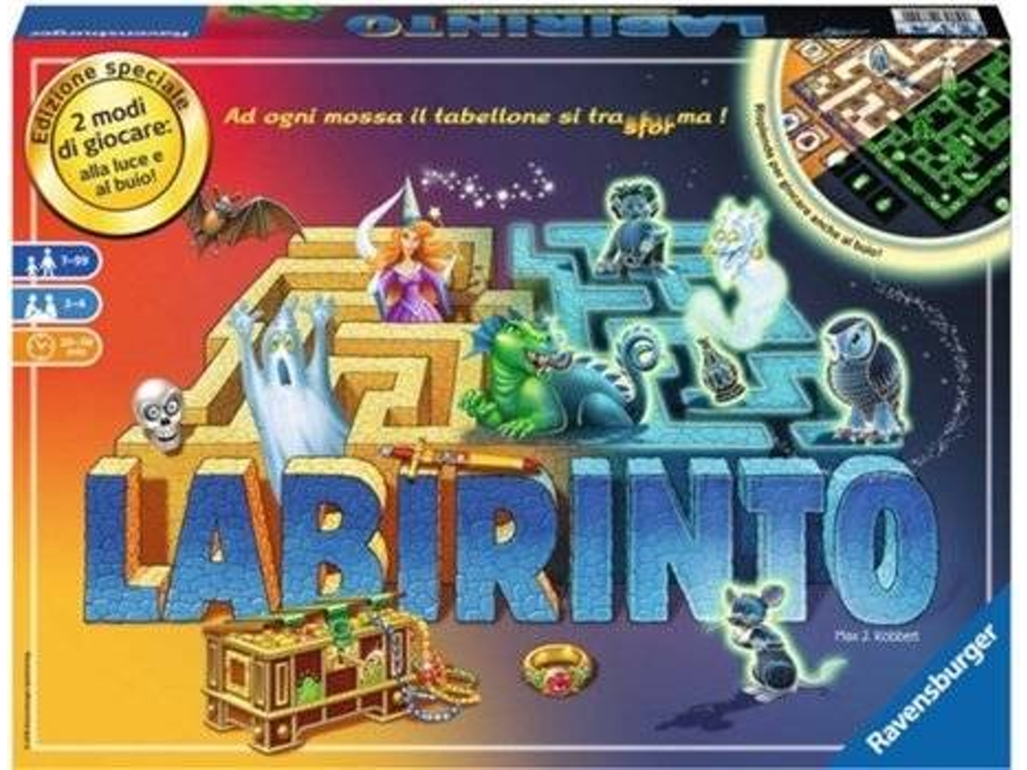 Jogo de Tabuleiro RAVENSBURGUER Labirinto Glow in the Dark