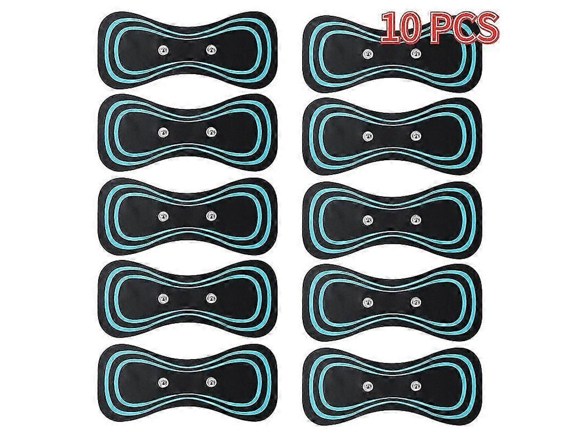 50 Peças De Almofadas De Gel Para Massagem No Pescoço Ems Massagem Muscular Pulso Adesivo De Estimulação Nas Costas Massagem Cer Aquaforge