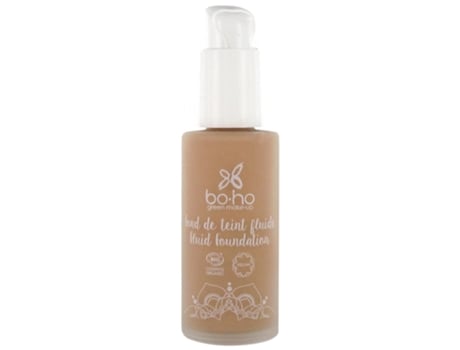 Base de maquiagem em tom fluido orgânico 30 ml Matiz: 04 Bege Dourado BOHO GREEN MAKE-UP