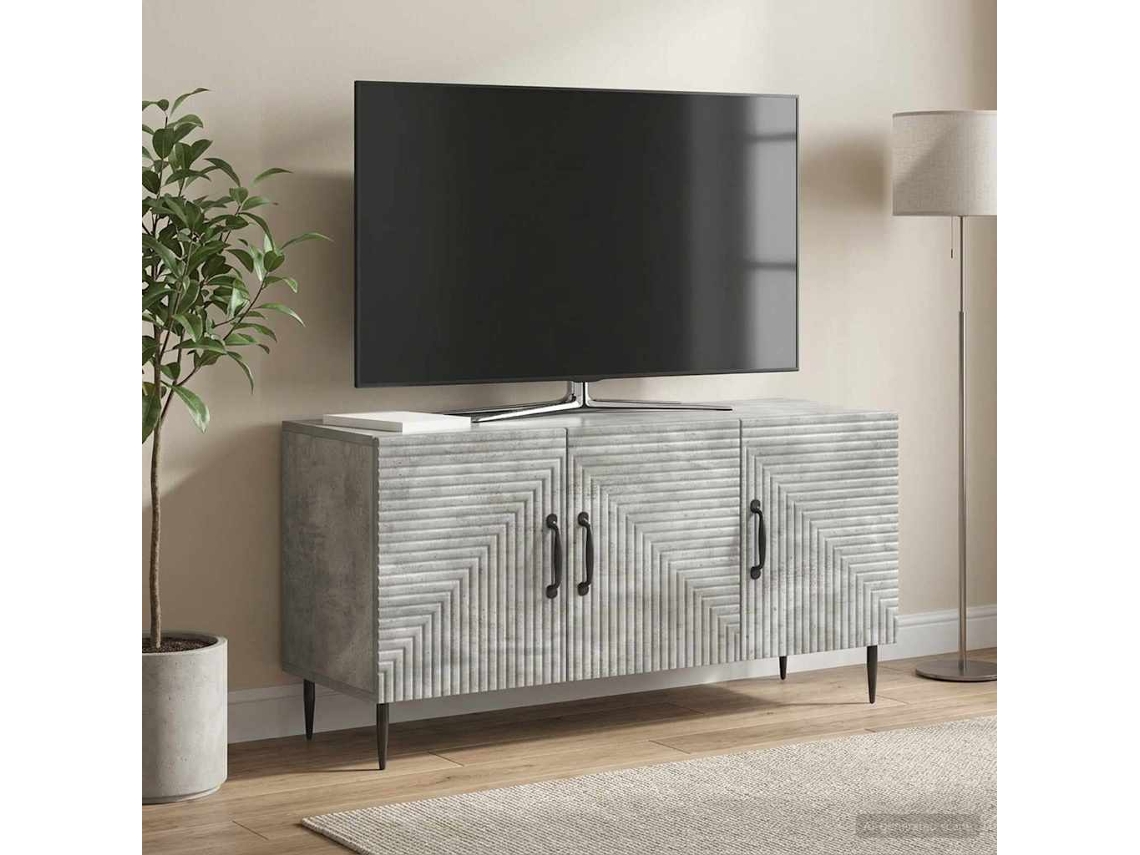 Vidaxl Gabinete para Tv Cinzento Cimento 99 X 34,5 X 50 Cm