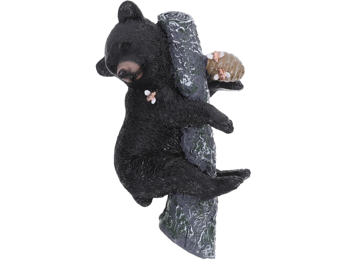 Escultura de Urso em Resina para Jardim Kichouse, Às Intempéries, para Uso Externo, Pode Ser Pendurada em Árvores Ou CHABERLU