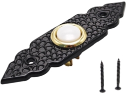 Campainha Com Função De Iluminação Noturna, Estrutura Metálica E Compatibilidade, Fácil Instalação, Campainha De Entrada