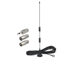 Antena Fm Portátil Com Base Magnética E Cabo De Extensão De 3 Metros, Recepção Dab Fm Aprimorada Perfeita Para Recepção De Sinal Aquaforge