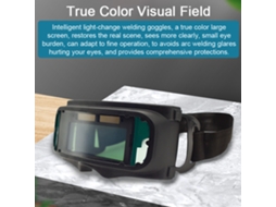 Laxiscreed Óculos De Soldar Com Visor Amplo E Escurecimento Automático Para Proteção Confortável