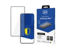 Película De Vidro Temperado 3mk Hardglass Max Para Xiaomi 15 Com Proteção Anticolisão.