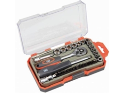 Conjunto de Chaves HR de Caixa 1/4" (35 peças)