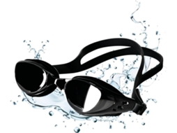 Óculos de Natação AQUAFORGE antiembaçante à prova d'água lentes espelhadas silicone macio