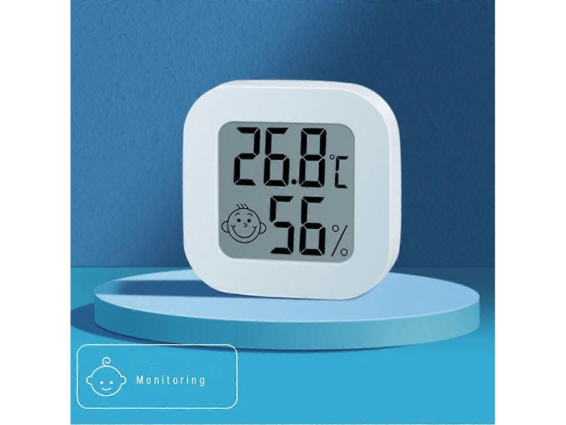 Medidor De Umidade Monito Mini Higrômetro Termômetro Com Tela Digital Lcd