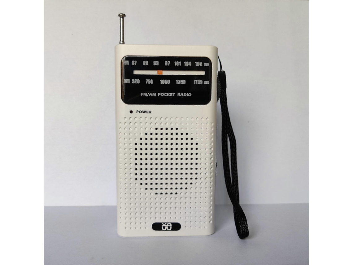 Yougang Boutique Rádio De Bolso Mini Rádio Portátil Am/fm Transistorizado Pequeno Com Indicador De Energia E Entrada Para Fone De Ouvido Olysi Shop
