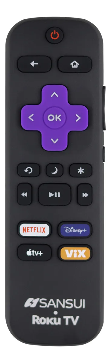 Controle Remoto Sansui Smart Tv Roku Screen Vixvayotoy